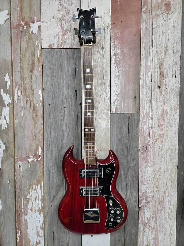 Kay K2B 1970s Red Reverb