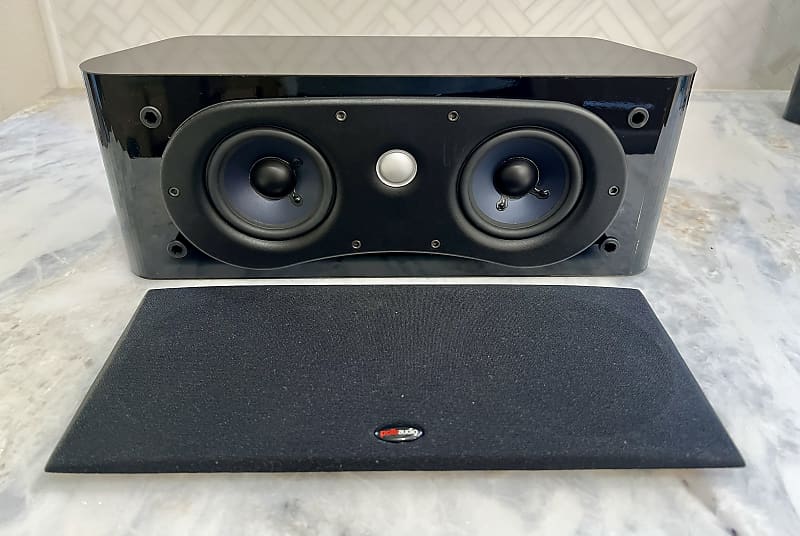 Polk Audio RM3600CC Center Channel Speaker Glossy Black; Tested  			