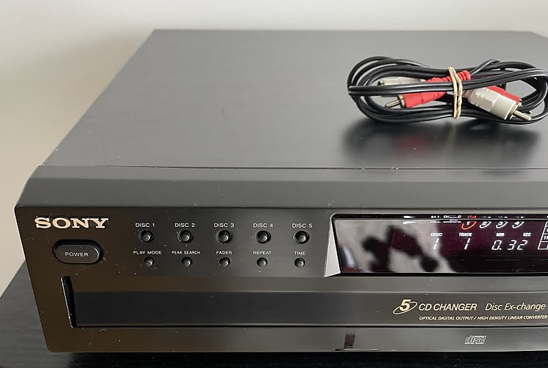 Sony CDPCE275 CD Changer Player Tested & Working! 5 Disc Reverb