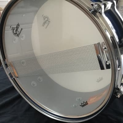 Gretsch USA Custom Signature Vinnie Colaiuta 4”X12” Snare Drum  Cobalt Blue image 5