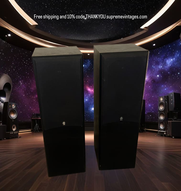 NO TARRIFS Vintage Yamaha NS-8000C Natural Sound Speakers TESTED Audiophile Great Shape 75W  			