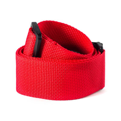 Dunlop D07-01RD Red Poly Strap image 1