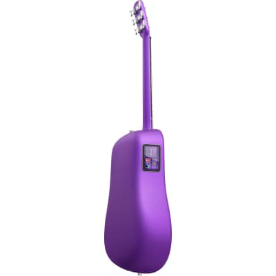 Lava Music ME 4 Carbon Fiber 38” Acoustic Electric Guitar - Purple image 8