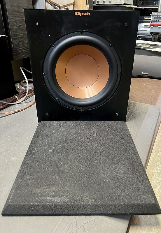 Klipsch 300W Powered Subwoofer R-10SW Black; Tested SEE VIDEO  			
