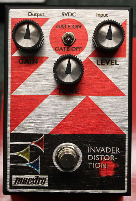 Maestro Invader Distortion Guitar Effects Pedal image 1