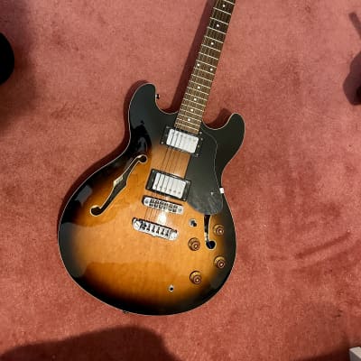 Aria Pro II - TA 65 (Semi Hollow - Sunburst) Electric Guitar 2009 - Two Tone for sale