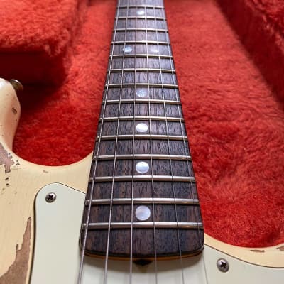Fender Custom Shop NAMM Limited Big Head '60s Reissue Stratocaster Vintage White Super Heavy Relic image 19