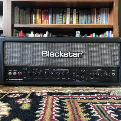 Blackstar HT Stage 100 MkII Venue Series 100-Watt Guitar Amp Head 2017 - 2023 - Black w/ 5 button footswitch image 1