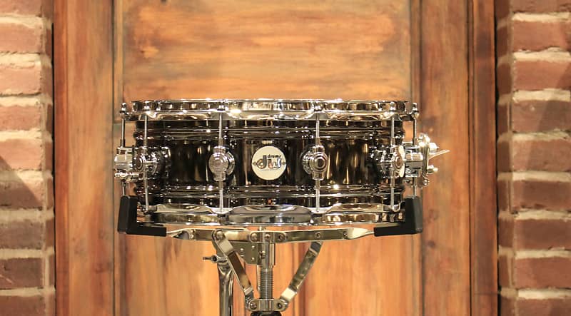 DW Design Black Nickel over Brass 5.5x14 Snare Drum - New! image 1