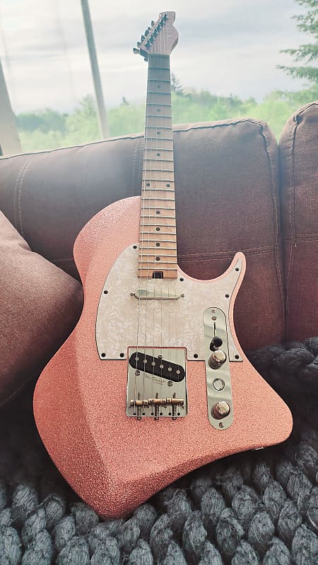 Abasi Guitars Space T - Pink Sparkle | Reverb