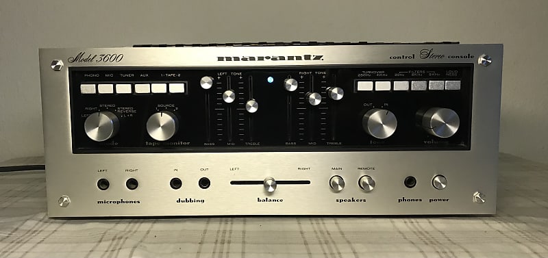 Marantz 3600 Professional Stereo Control Console, preamp. good working condition. image 1