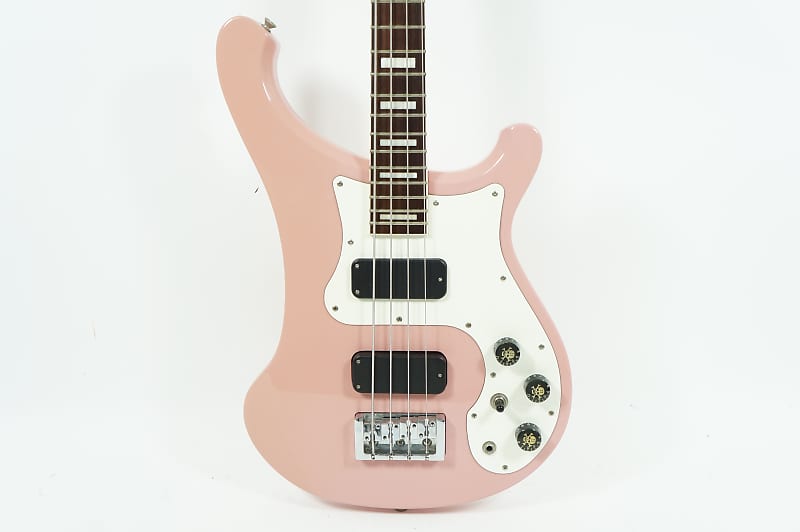 BURNY PRB-60 SWANKY SPIDER BASS Pink Skull ALDER BODY FERNANDES