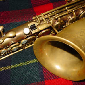 1921 Buescher True-Tone C Melody Saxophone  NO NECK image 2