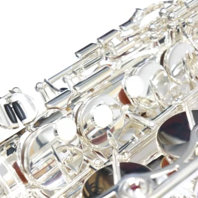 Free shipping! 【Special price】 Yamaha Professional Alto Saxophone YAS-62 Silver-Plated 62Neck image 4