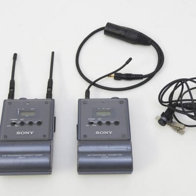 Sony UWP wireless system URX-P1 Reciever and UTX-B1 Transmitter