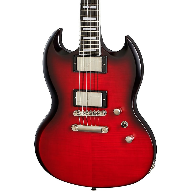 Epiphone SG Prophecy Electric Guitar Red Tiger Aged Gloss | Reverb