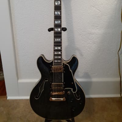 D'Angelico Excel Mini DC Black Dog 2021 w/HSC for sale