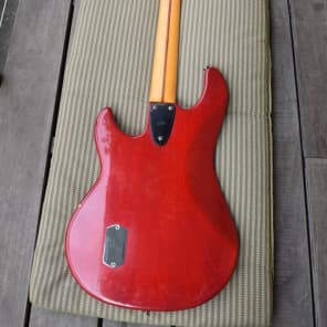 G&L L2000 Bass 1981 Transparent Red - Made in USA image 10