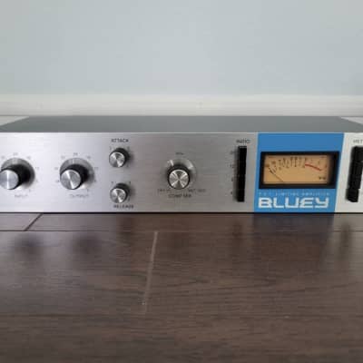 Black Lion Audio 1176 compressor BLUEY - Blue Stripe & Silver | Reverb