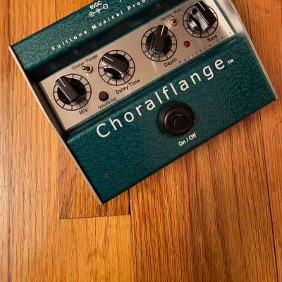 Fulltone Choralflange 2001- Green/Silver for sale