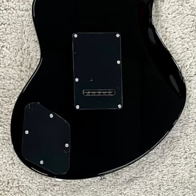 D'Angelico Premier Bedford Model DAPBEDSBKMCTR Electric Guitar (Black) image 4