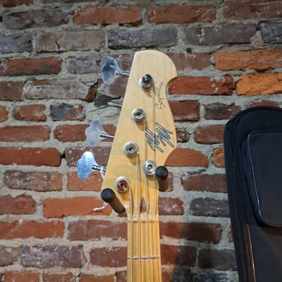 Mario Guitars Serpentine Bass w/ Gig Bag (2023 - Sonic Blue Relic) image 4
