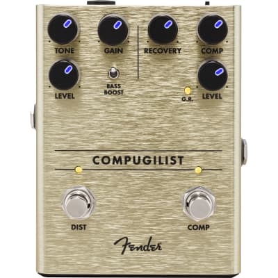 Fender Compugilist Compressor / Distortion Guitar Effects Pedal  (023-4551-000) for sale
