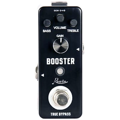 Rowin LEF-318 Booster + Rowin Tuner 2 Pedal Deal Guitar Effect Mini Pedal with True Bypass image 2