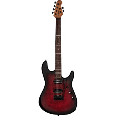 STERLING BY MUSIC MAN - RICHARDSON6-DSBS - Guitare électrique Signature Richardson Dark Scarlet Burst Satin for sale