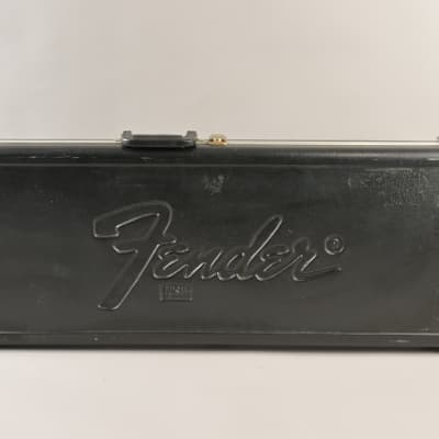 Vintage 1977 1978 1979 1980 1981 Fender Stratocaster Telecaster Molded Plastic Guitar Black CASE USA 1970s image 1