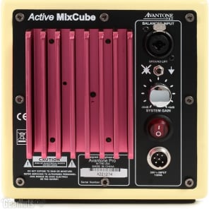 Avantone Pro Active MixCubes 5.25 inch Powered Studio Monitor Pair - Retro Cream image 8