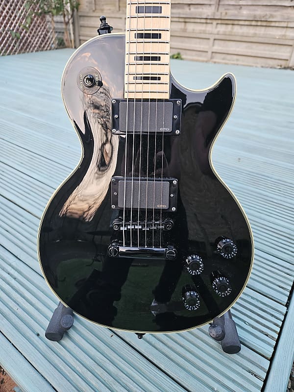 Epiphone Les Paul Custom Maple Fretboard EMG 81/85 Limited