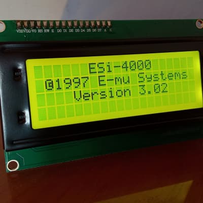 New green Lcd display for Emu Esi 2000 / Emu Esi 4000 (for destinations outside of those specified, please write to me)