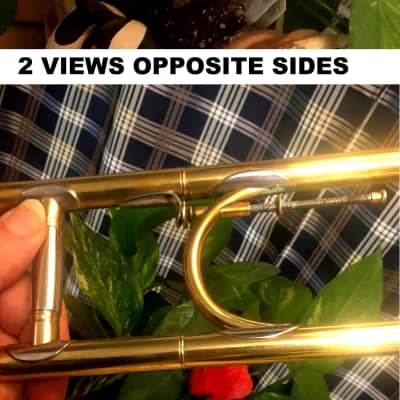 HISTORIC 1920 F.E. OLDS TROMBONE FAMOUSLY OWNED: " THE HARMONIAN " USED IN 1920-30'S BEN SELVEN ORCHESTRA EXCELLENT TECH. SERVICED W/ORG. CASE / ELKHORN MPC image 17
