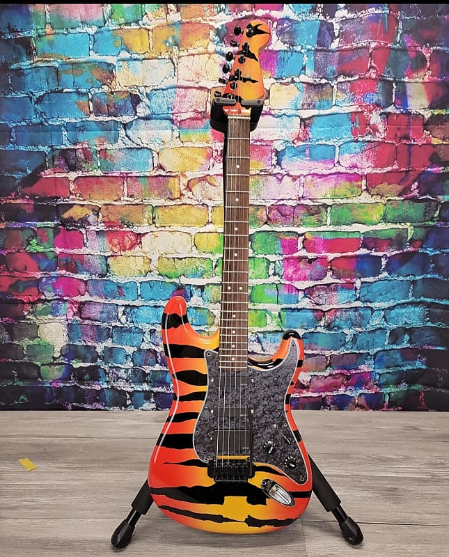 2022 Knucklehead Axes Strat Custom Bengal Painted 2022 Reverb