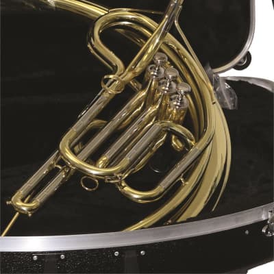 B - U.S.A WSP-LQ Sousaphone Tuba Lacquer w/Deluxe Plush Line Durable Hard Case & White Gloves image 2