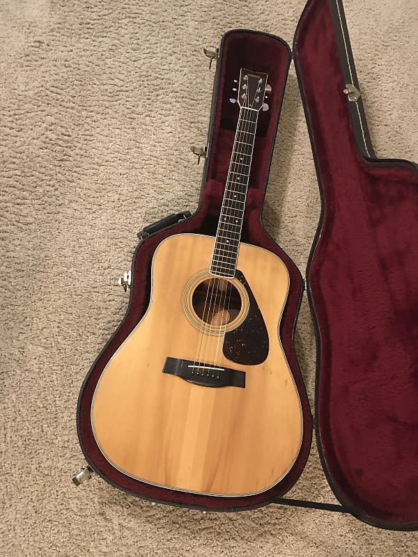 YAMAHA FG-301 (ORANGE LABEL) acoustic guitar 1975-1978 Natural made in  Japan in very good condit