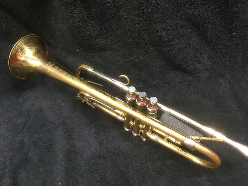 Getzen Model 90 Trumpet - 1950 - Brass / nickel lacquer | Reverb