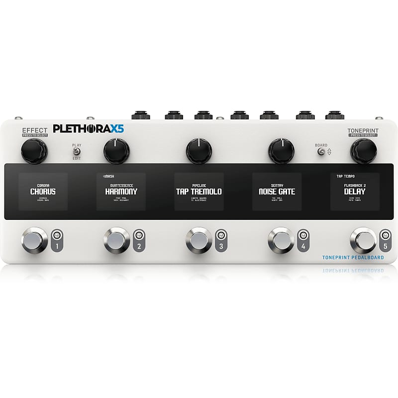 TC Electronic PLETHORA X5 （箱あり、美品） TC Electronic Plethora X5 TonePrint Multi-FX Pedalboard | Sweetwater