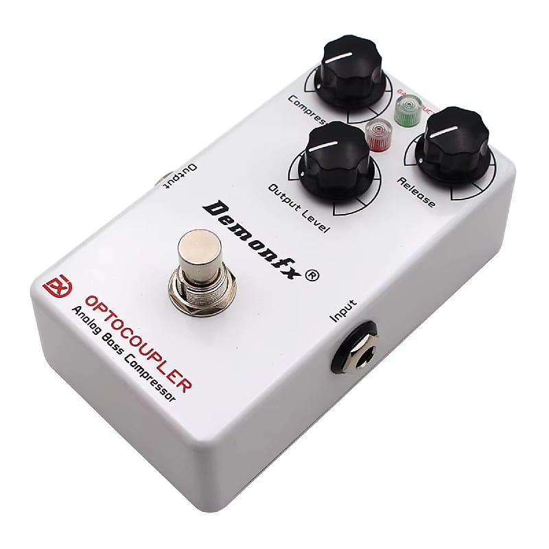 Demonfx OPTOCOUPLER COMPRESSOR Bass Effect Pedal Based on