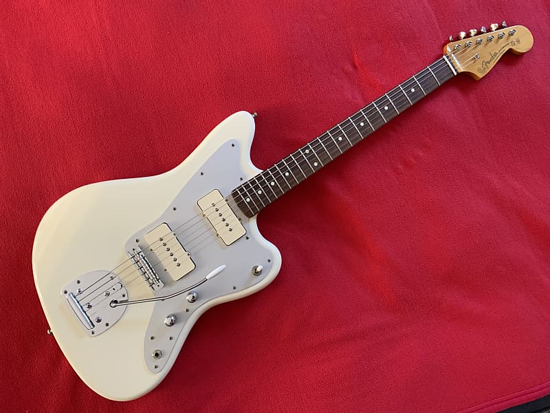 Fender Jazzmaster, 1994-1995, White, Custom, with Aluminum