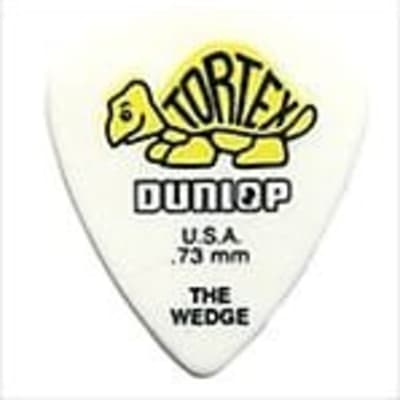 Dunlop Guitar Picks  Tortex Wedge  72 Pack  .73mm  424R.73 image 2