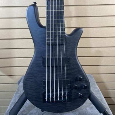 Spector NS Pulse 6 Bass Guitar - Black Stain w/ Gig Bag & PLEK*D #997 for sale
