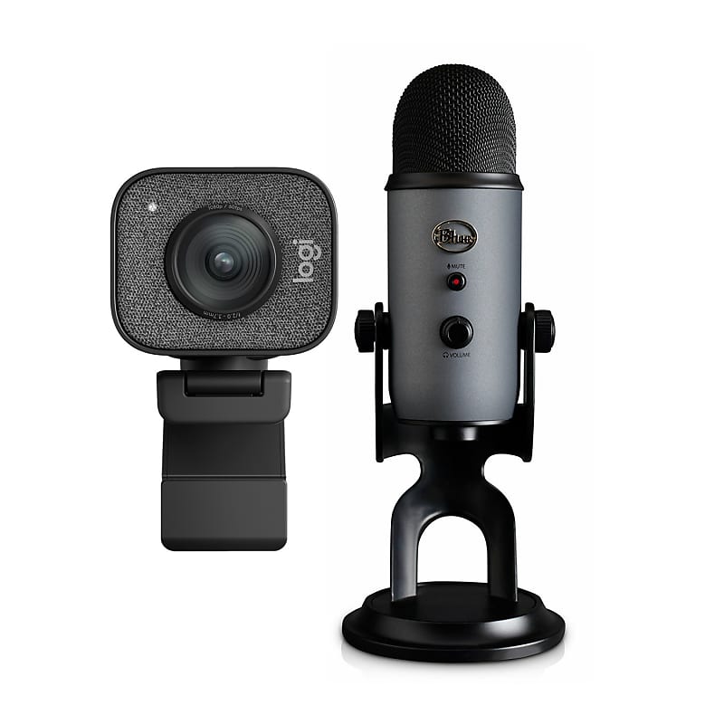Logitech StreamCam & Blue Yeti USB Microphone Video Streaming