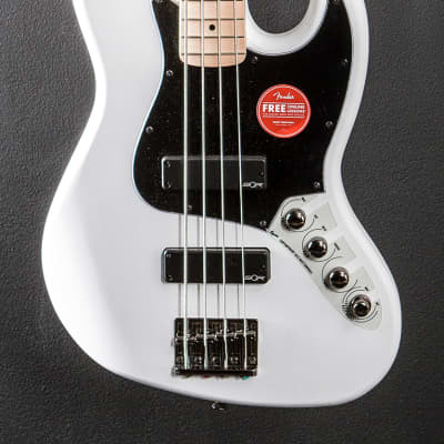 Squier Contemporary Active Jazz Bass HH - Flat White image 2