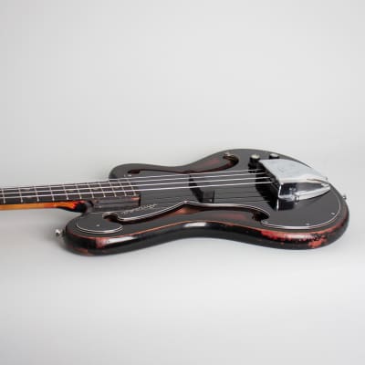 Ampeg  AMB-1 Electric Bass Guitar (1968), ser. #000549, black gig bag case. image 7