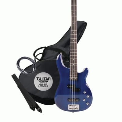 Ashton AB4TDB Bass Guitar in Blue for sale