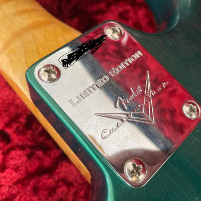 Fender Fender 65 Custom Shop Stratocaster Aged British Racing Green Journeyman Relic Namm LTD 2020 image 14