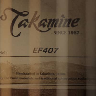 Takamine EF407 Legacy Series (#241) image 13