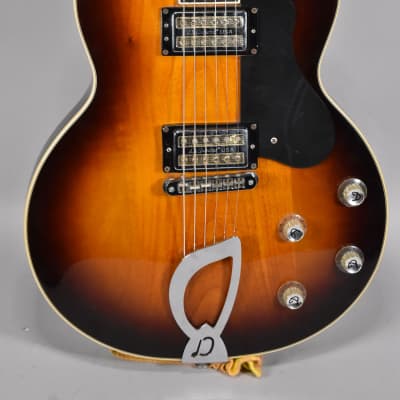 2000s DeArmond Guild M-75 Sunburst Finish Solid Body Electric Guitar image 2